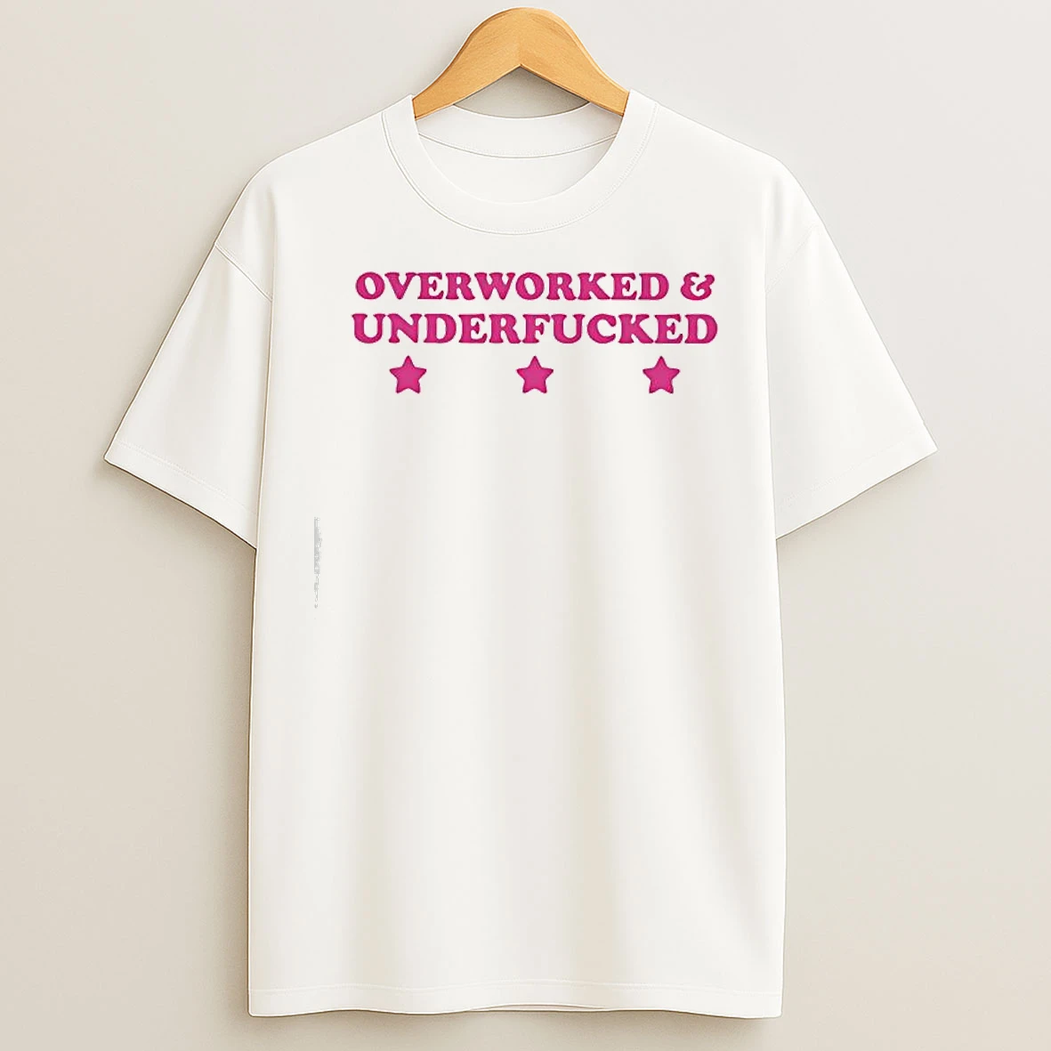 Tonhopatriota Overworked And Underfucked Stars T Shirts