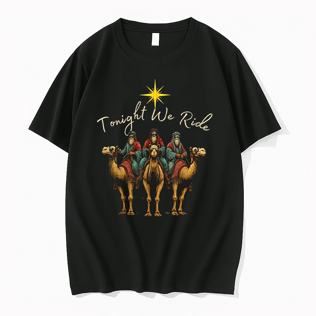 Tonight We Ride Three Wise Men Christmas Nativity Shirts