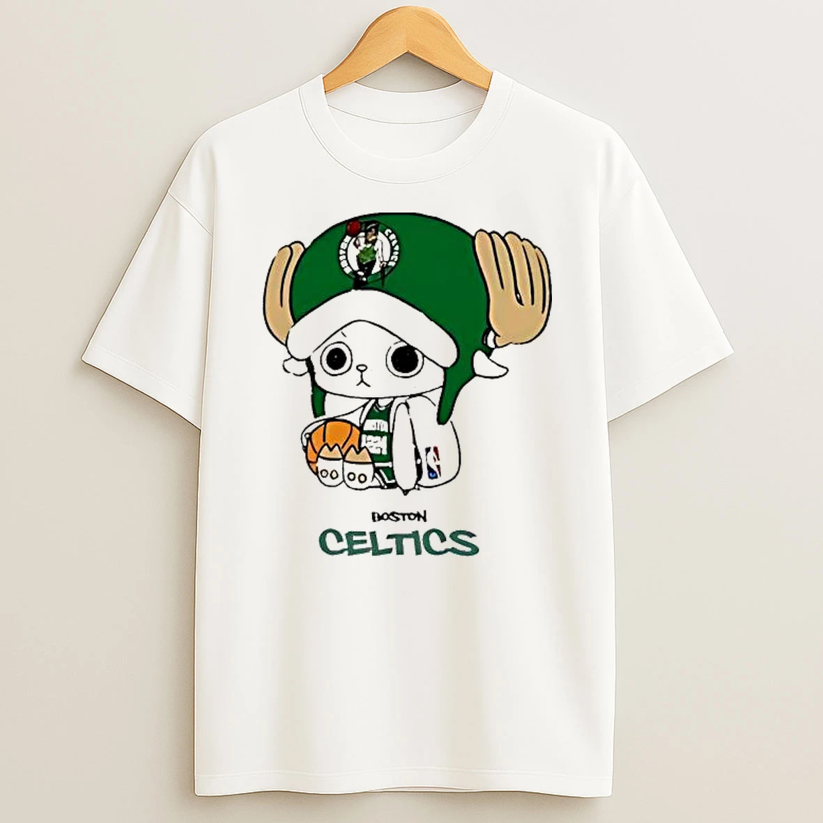 Tony Tony Chopper X Boston Celtics Shirts