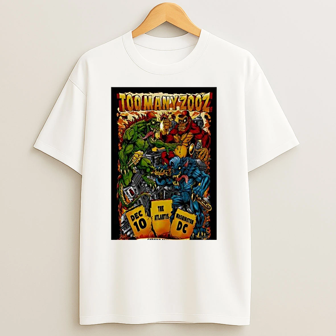 Too Many Zooz Dec 10 2025 The Atlantis Washington Dc T Shirts