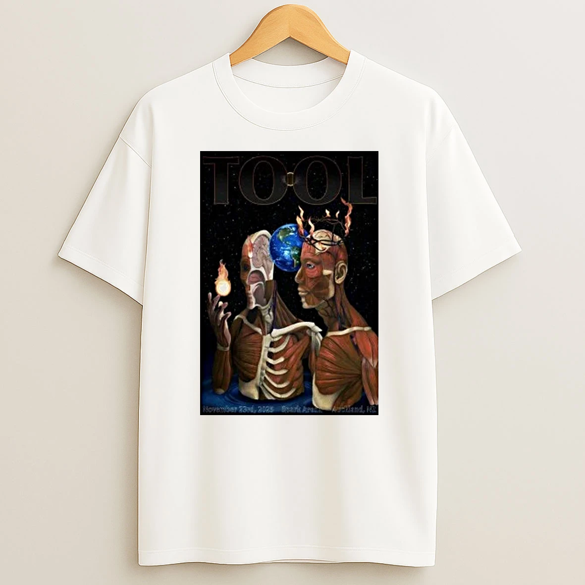 Tool Nov 23 2025 Spark Arena In Auckland New Zealand Shirts