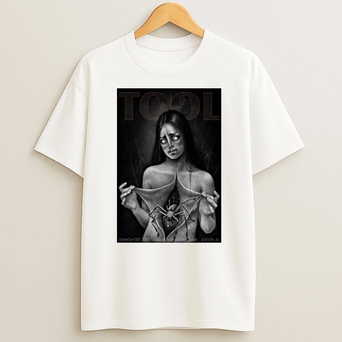 Tool Nov 28 2025 Adelaide Entertainment Centre Arena In Adelaide Au Shirts