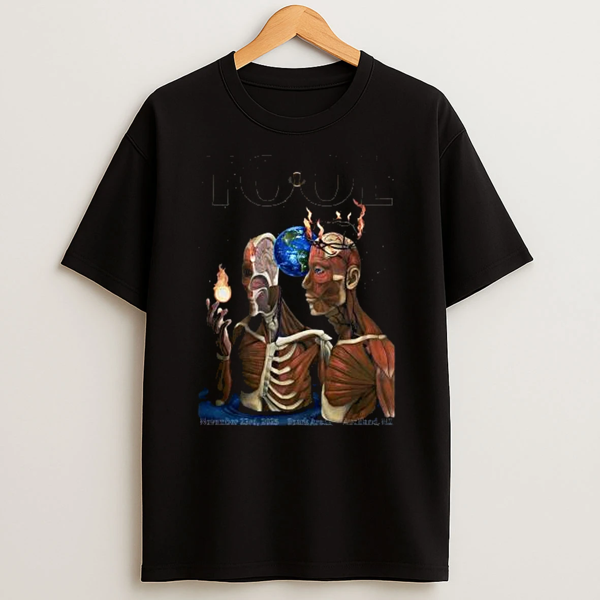 Tool November 23 2025 Spark Arena In Auckland New Zealand Shirts