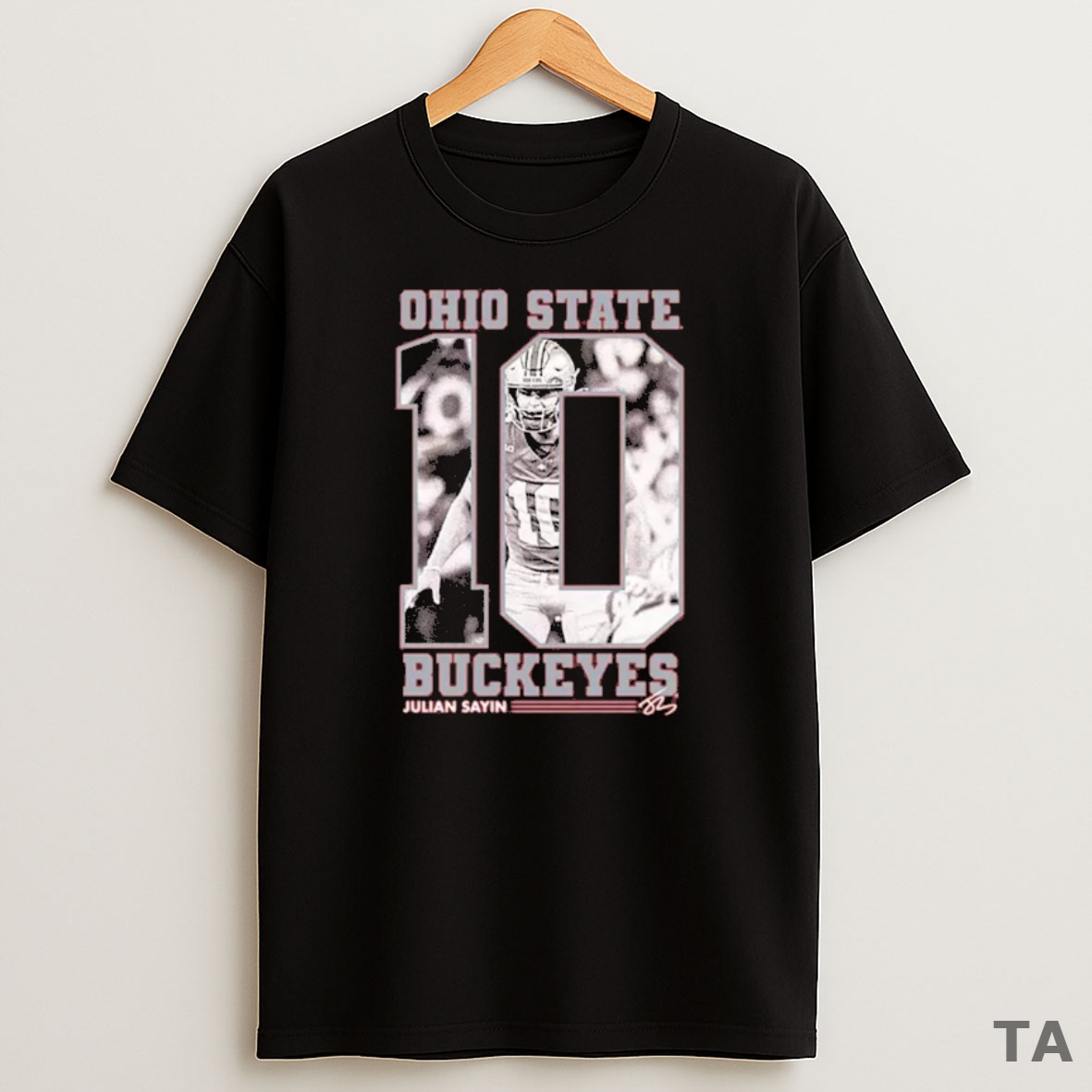 Top 10 Julian Sayin Ohio State Buckeyes Signature 2025 Sweatshirt Tee