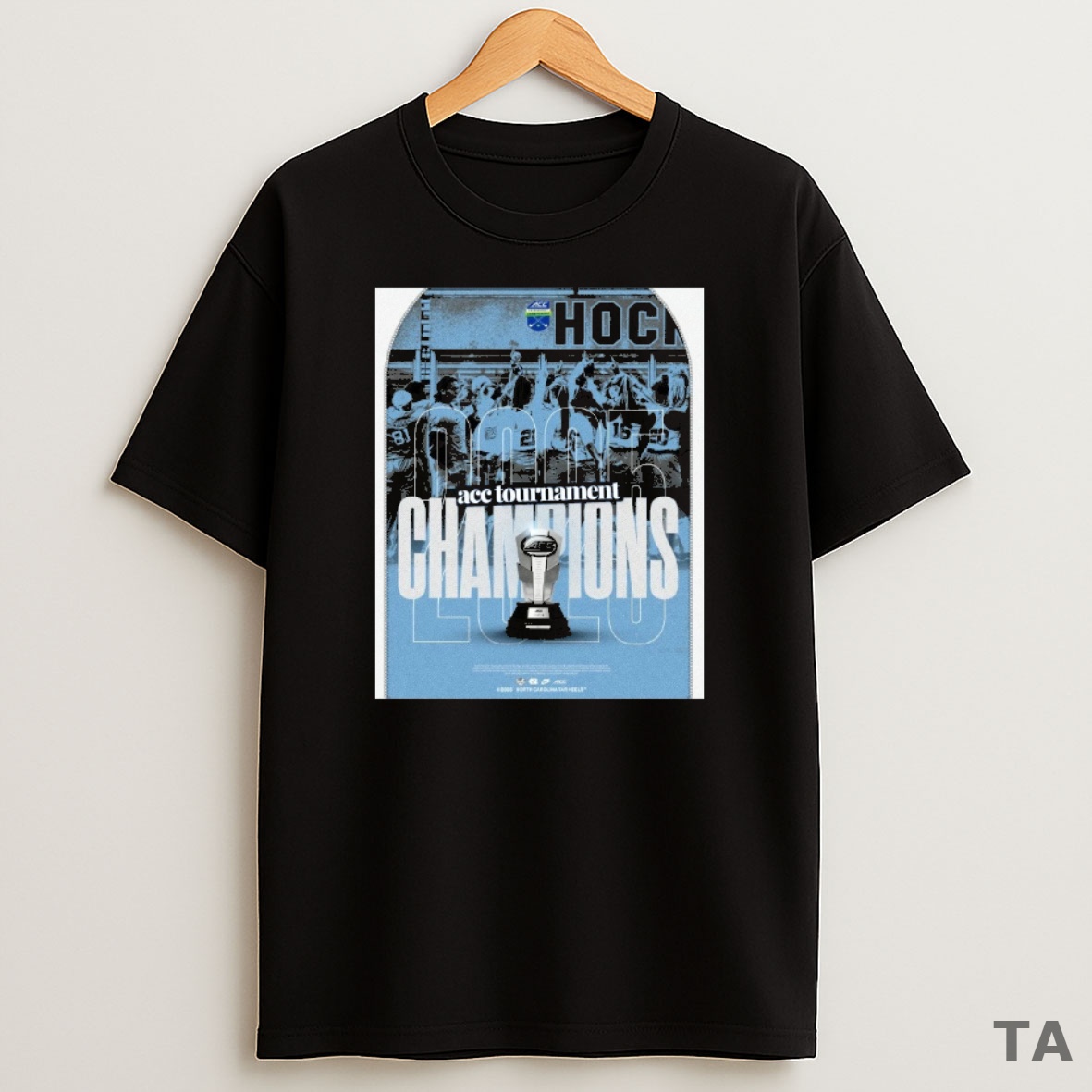 Top Acc Tournament Champions 2025 North Carolina Tar Heels Field Hockey Sweatshirt Tee