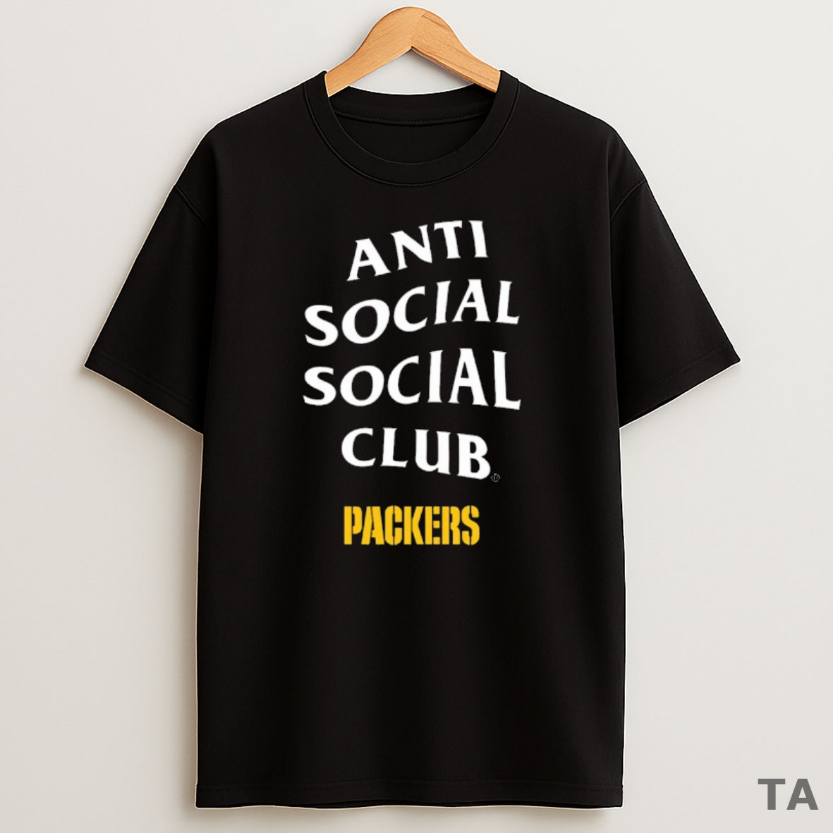 Top Anti Social Social Club X Green Bay Packers Team Nfl 2025 Sweatshirt Tee