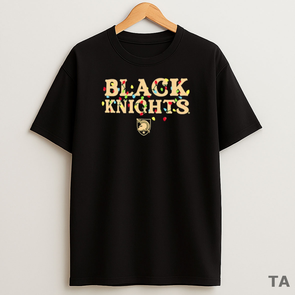 Top Army Black Knights String Lights Christmas Sweatshirt Tee