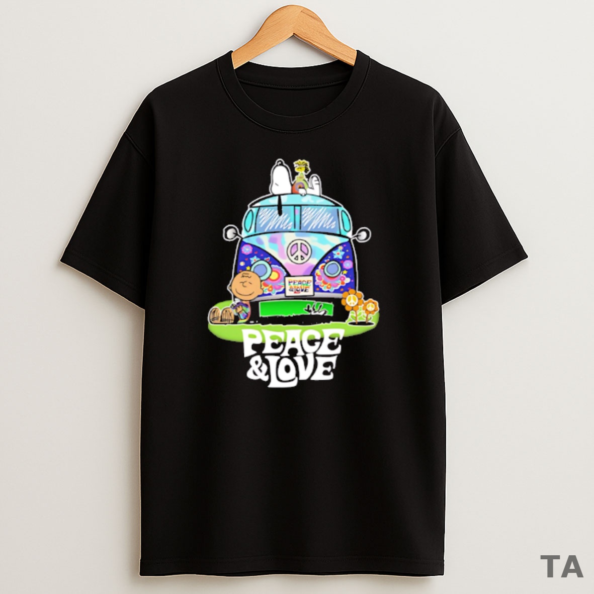 Top Awesome Snoopy Peace And Love Sweatshirt Tee