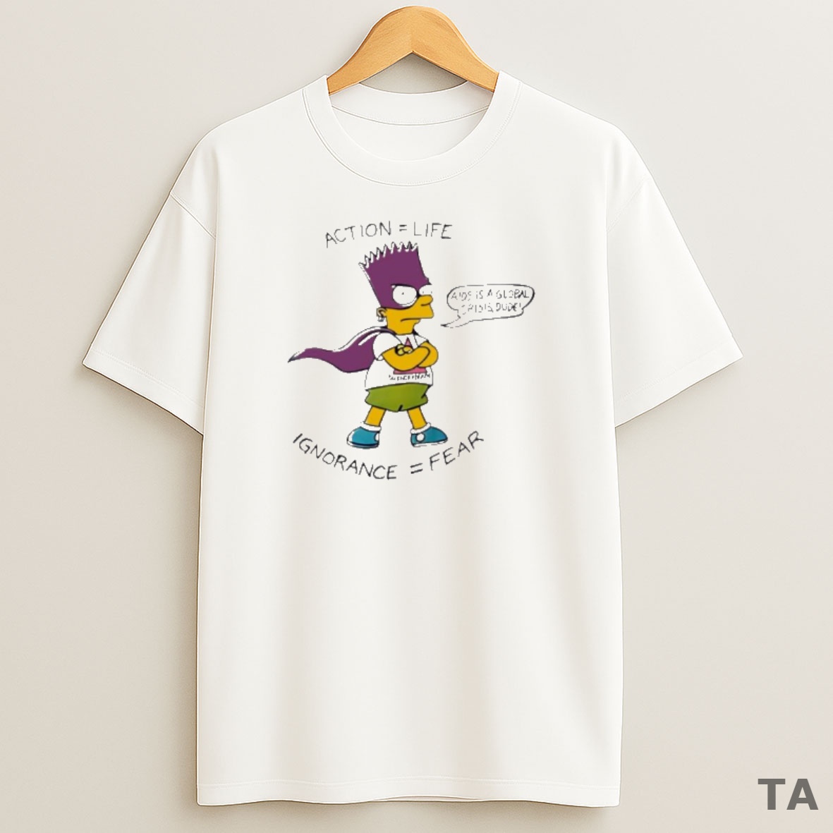 Top Bart Action Life Ignorance Fear Sweatshirt Tee