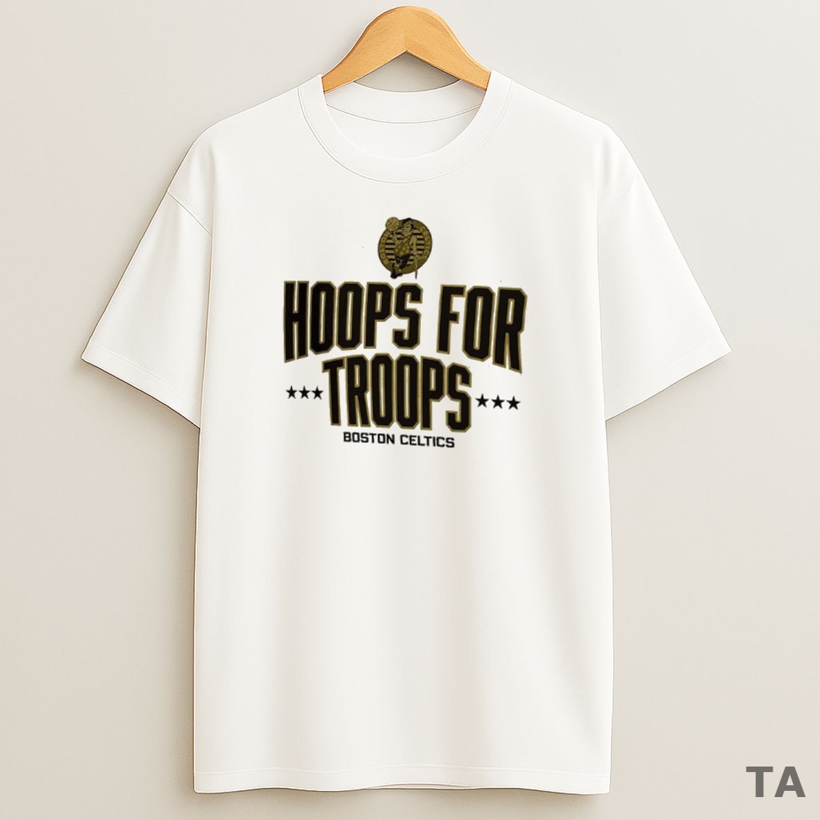 Top Boston Celtics Hoops For Troops Sweatshirt Tee
