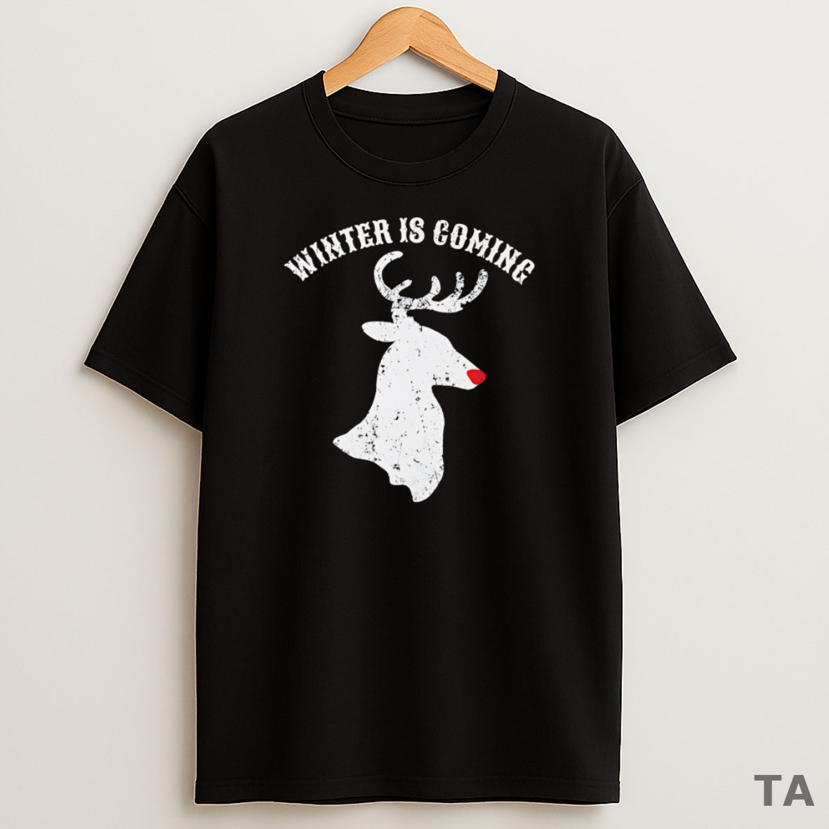Top Christmas Winter Is Coming Reindeer Sweatshirt Tee