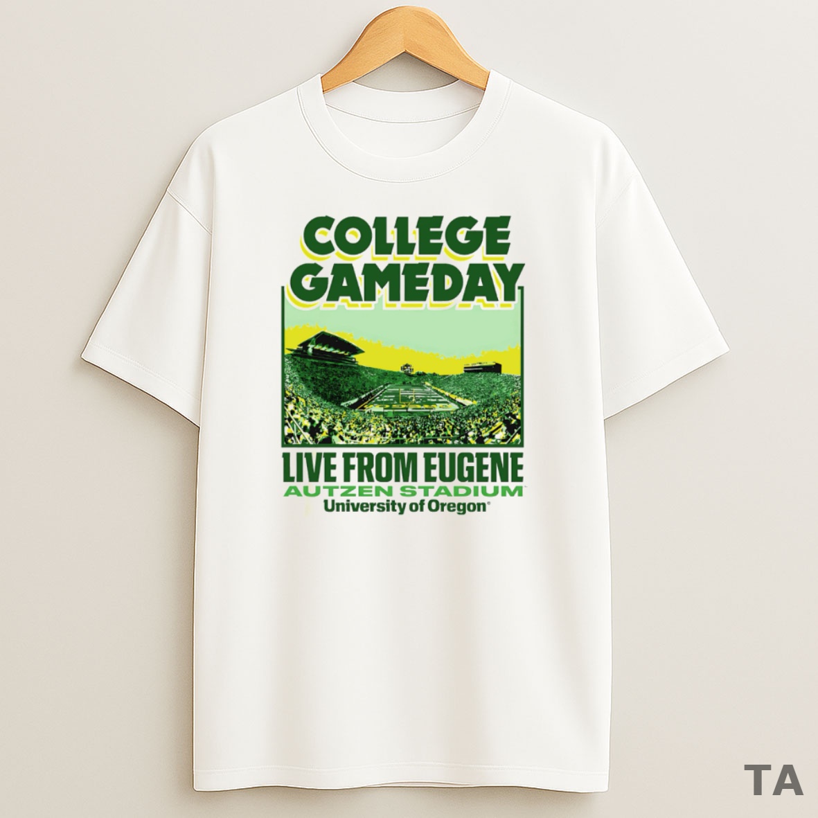 Top College Gameday Live From Eugene Oregon Sweatshirt Tee