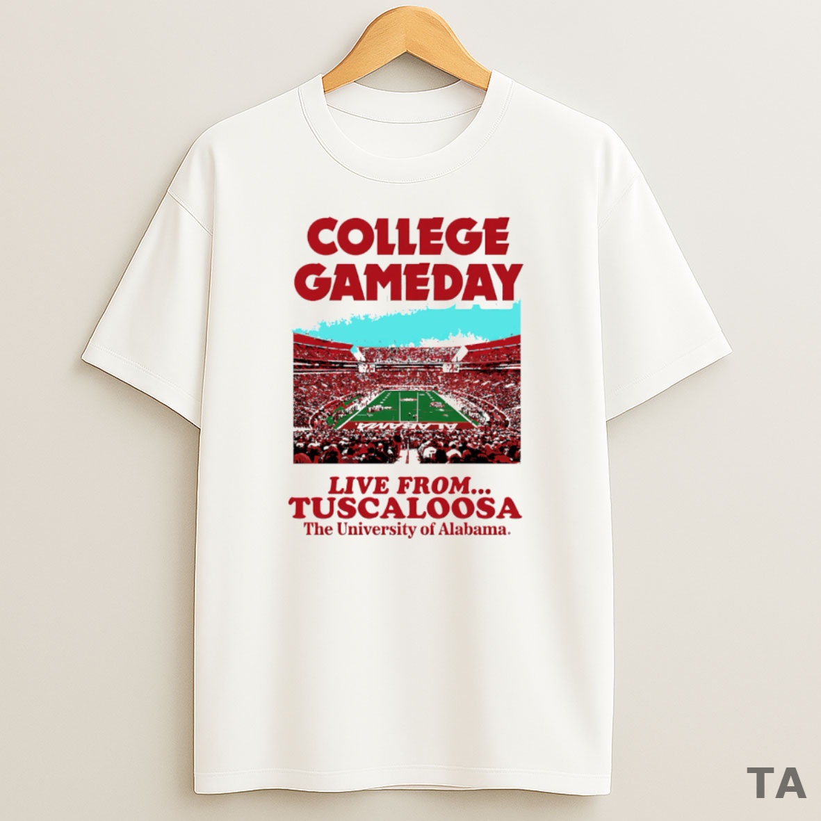 Top College Gameday Live From Tuscaloosa Sweatshirt Tee