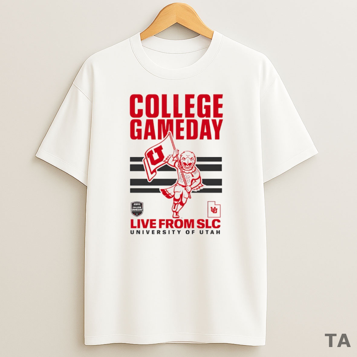 Top College Gameday Utah Flag Sweatshirt Tee