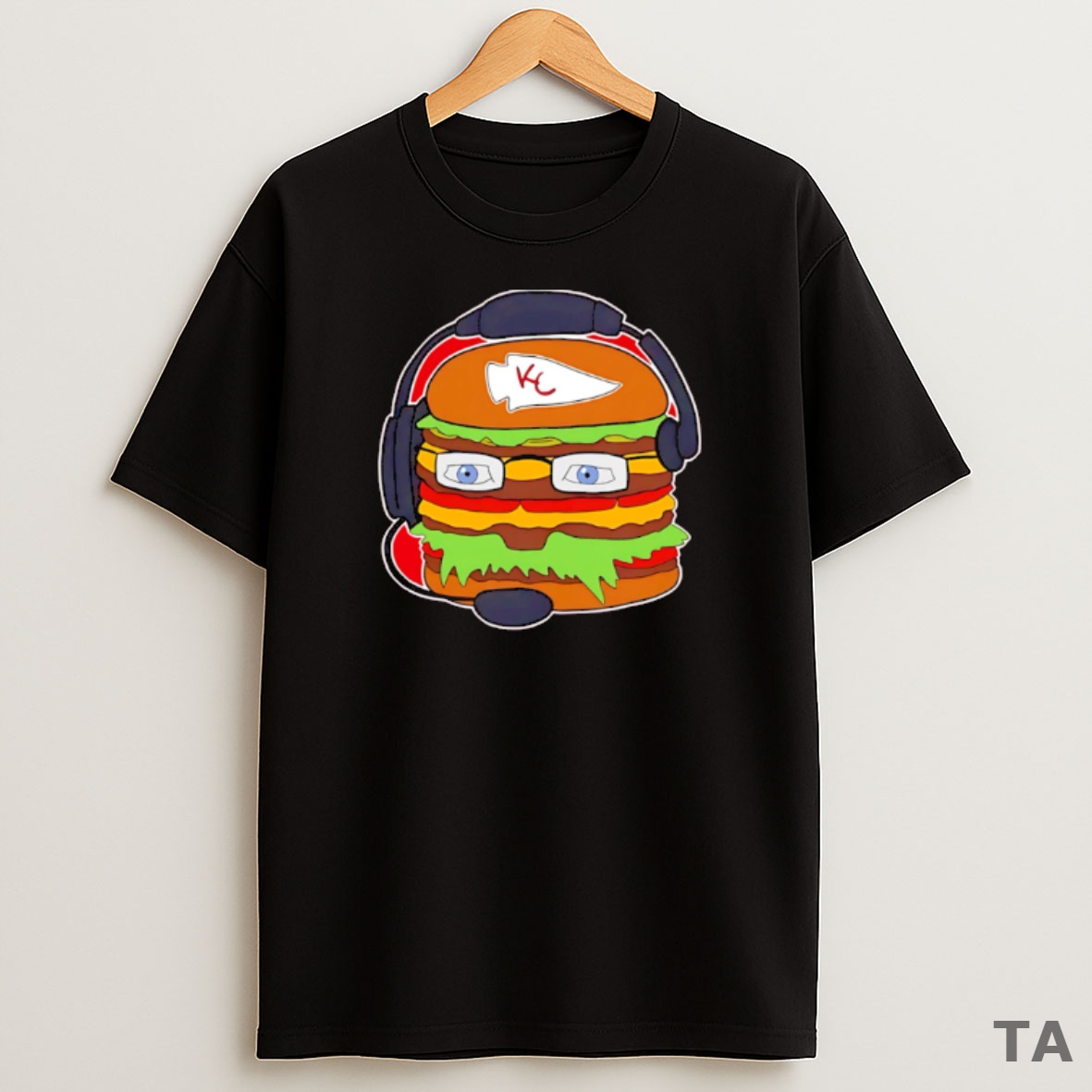 Top Cursed Burger Kansas City Chiefs Sweatshirt Tee