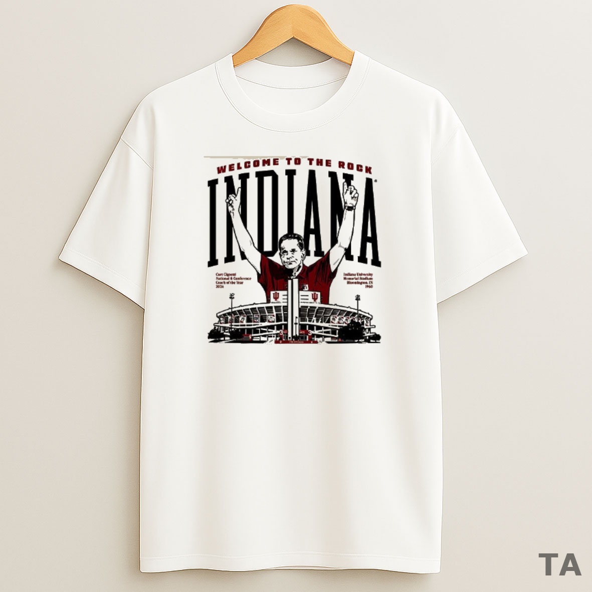 Top Curt Cignetti Indiana Hoosiers Football Welcome To The Rock Sweatshirt Tee