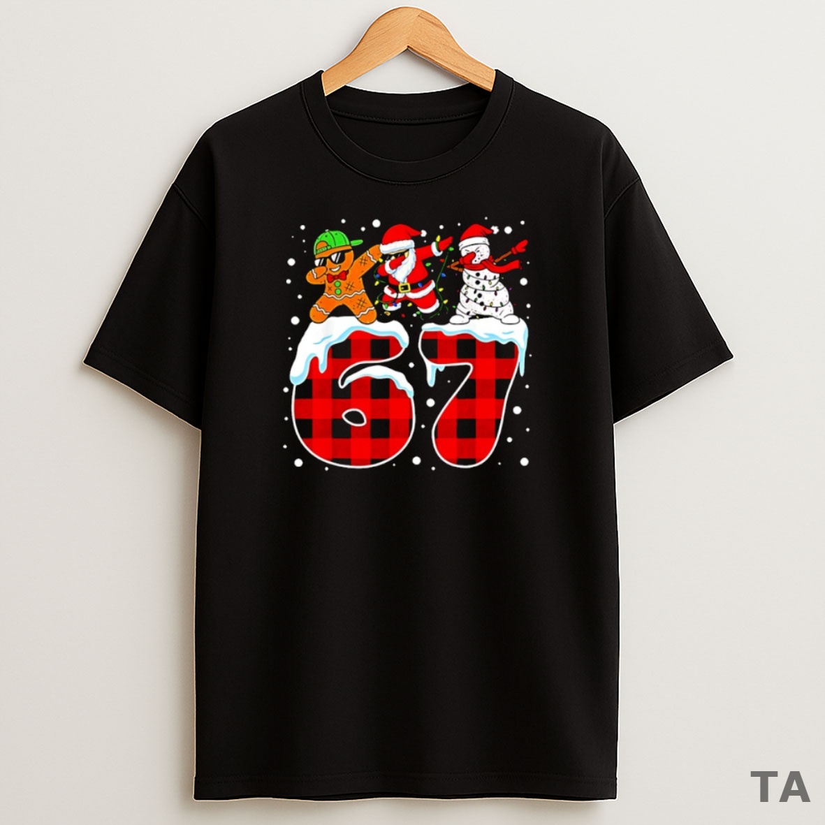 Top Dabbing Santa 67 Six Seven Christmas Sweatshirt Tee