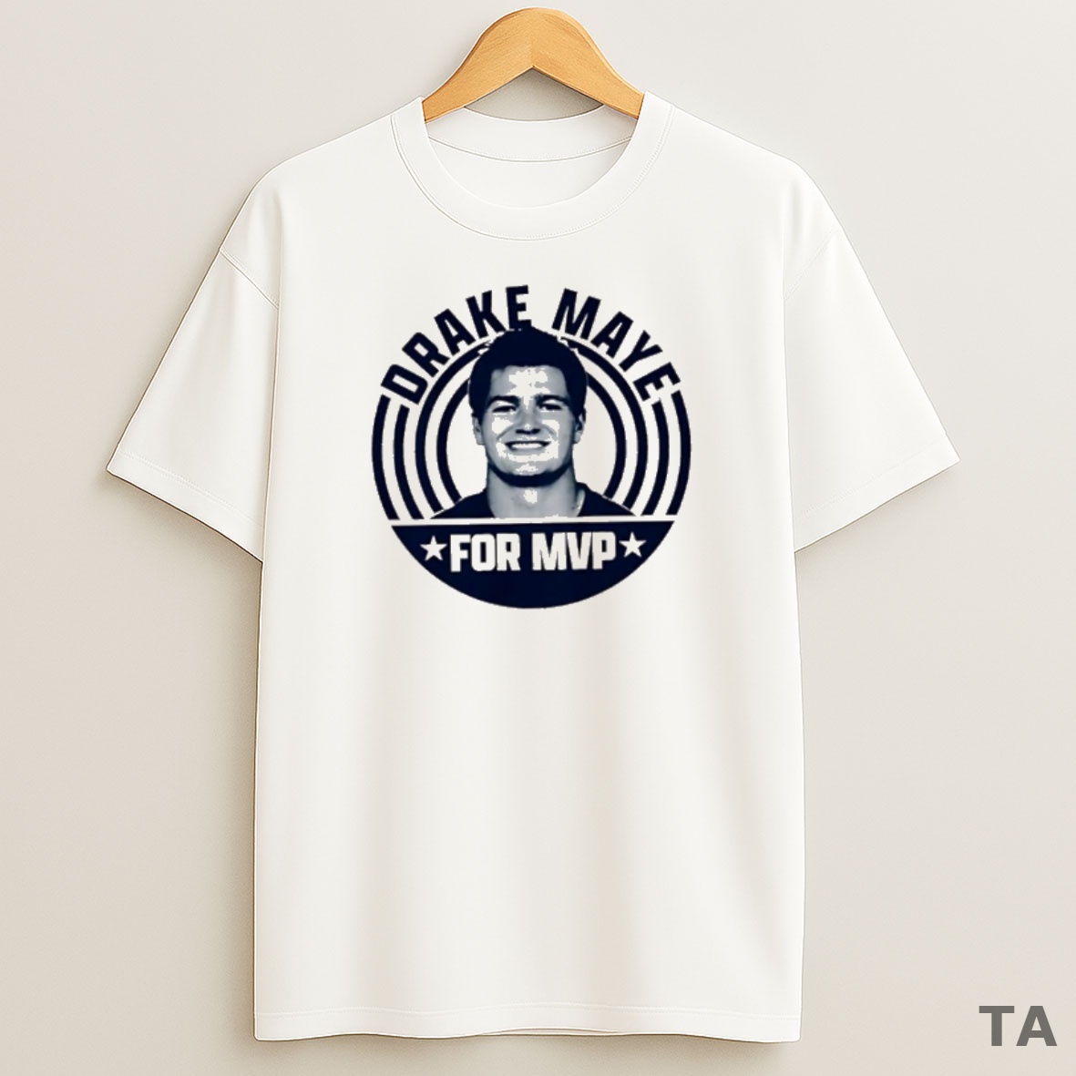 Top Drake Maye For Mvp Portrait Sweatshirt Tee