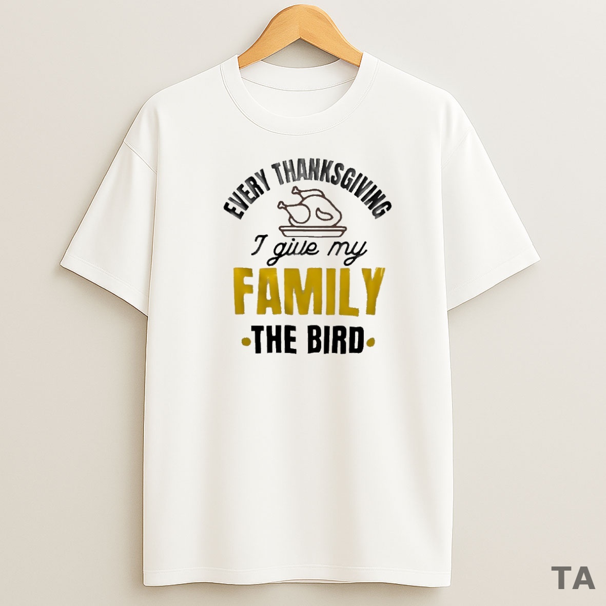 Top Every Thanksgiving I Give My Family The Bird Circle Sweatshirt Tee