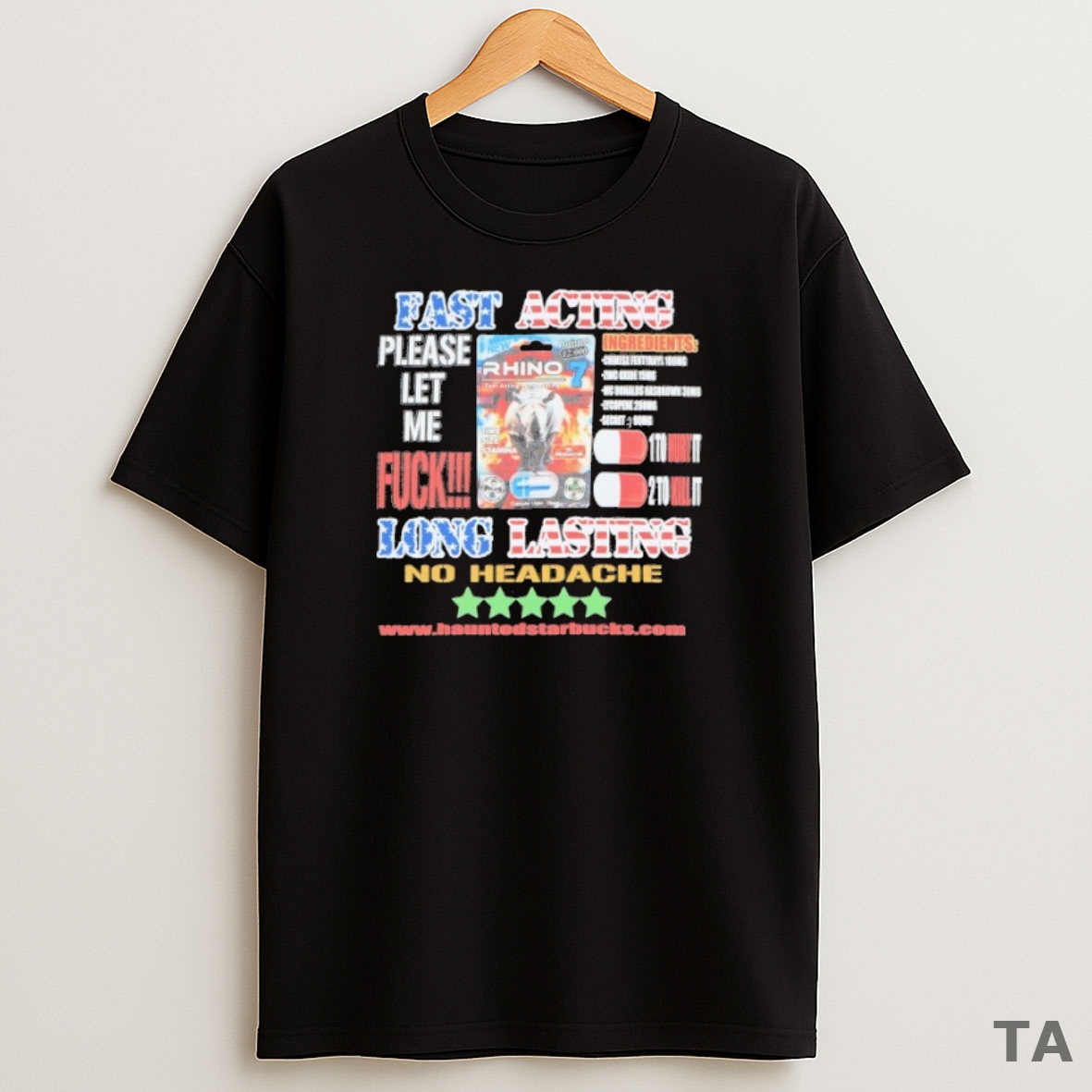 Top Fast Acting Please Let Me Fuck Long Lasting No Headache Haunted Starbucks Sweatshirt Tee