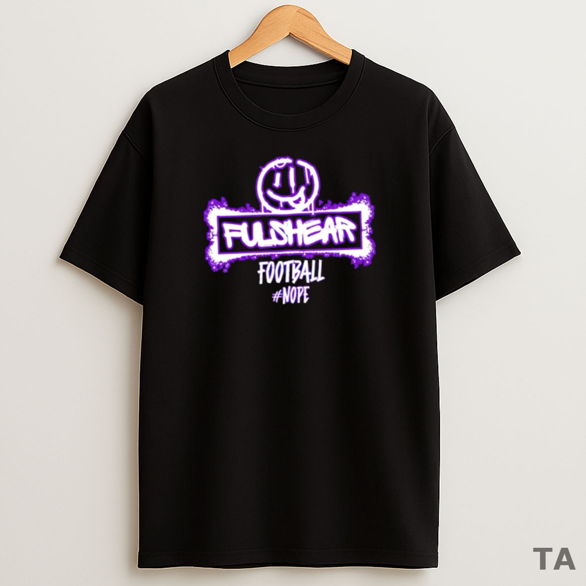 Top Fulshear Football Hashtag Nope Neon Sweatshirt Tee