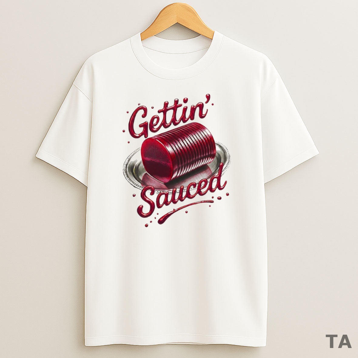Top Gettin Sauced Circle Sweatshirt Tee