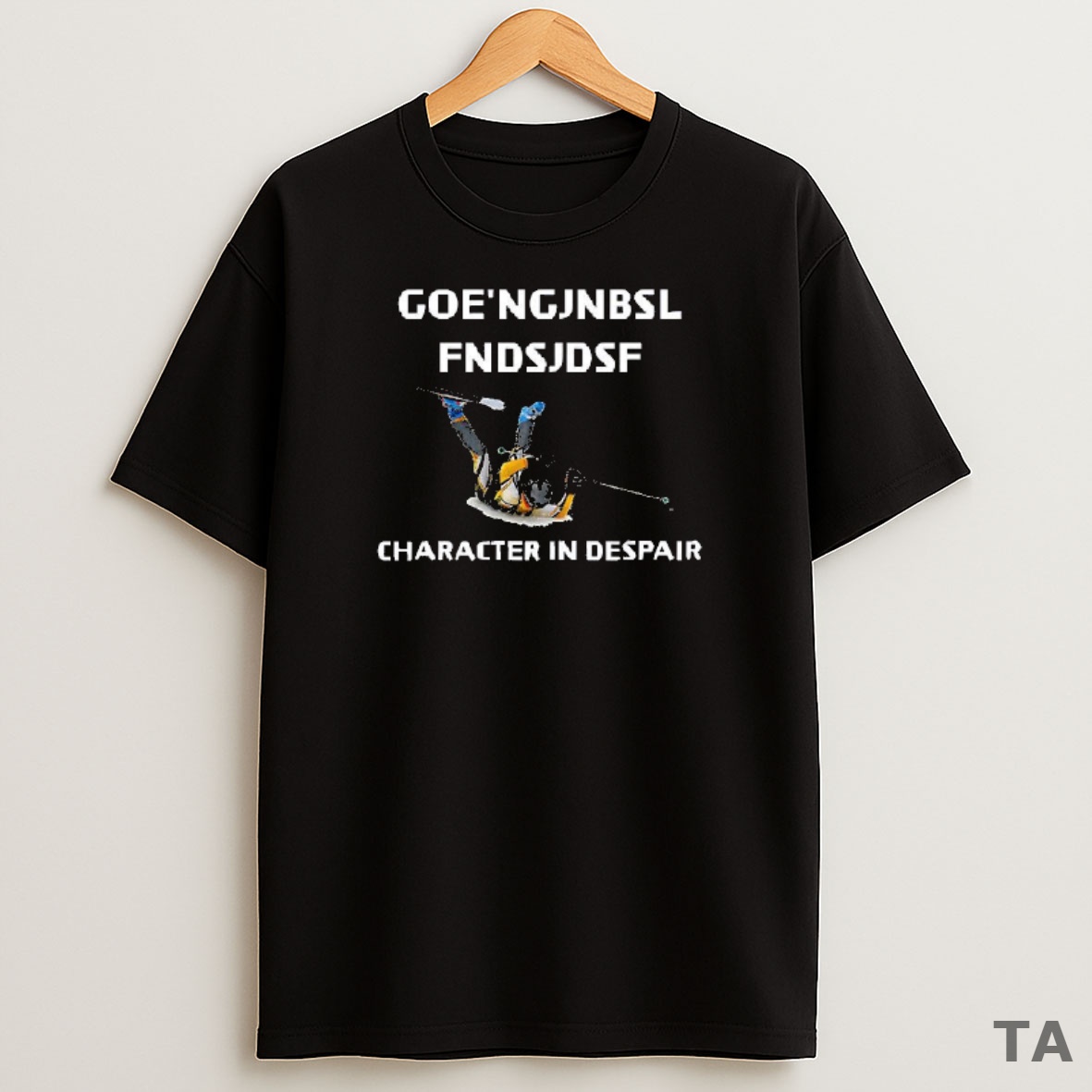 Top Goengjnbsl Fndsjdsf Character In Despair Sweatshirt Tee