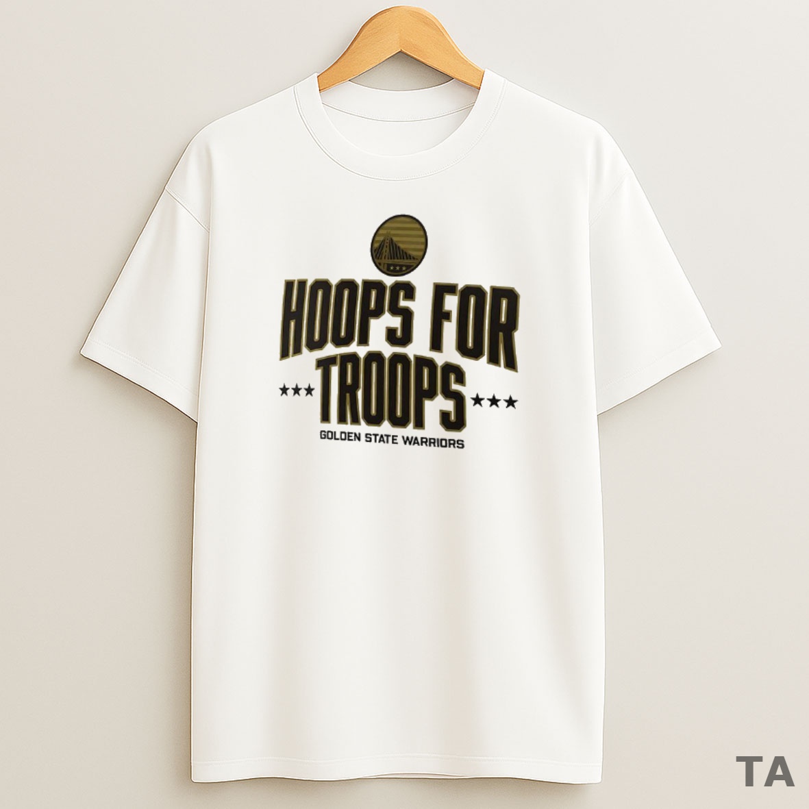 Top Golden State Warriors Hoops For Troops Sweatshirt Tee