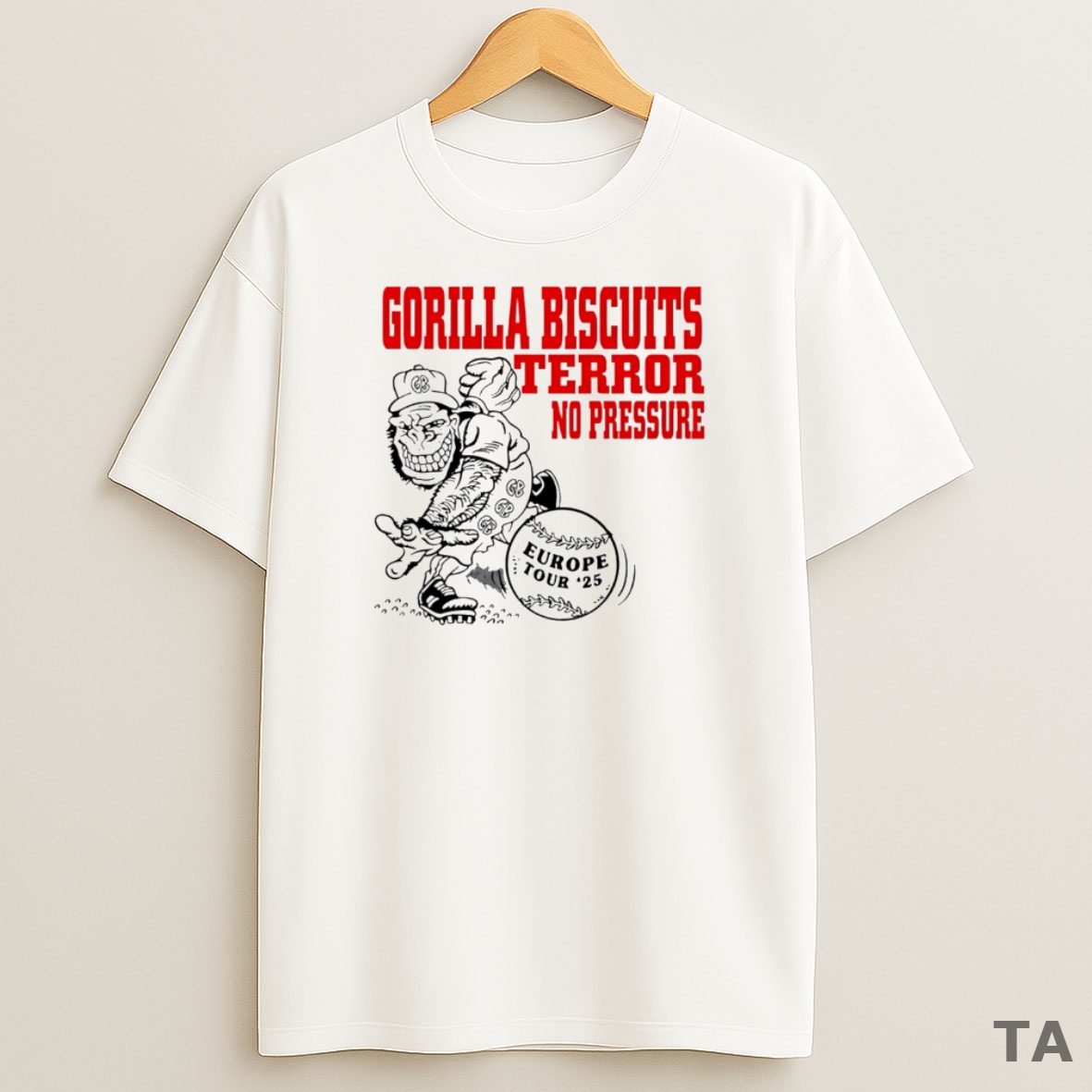 Top Gorilla Biscuits And Terror Announce European Tour 2025 Sweatshirt Tee