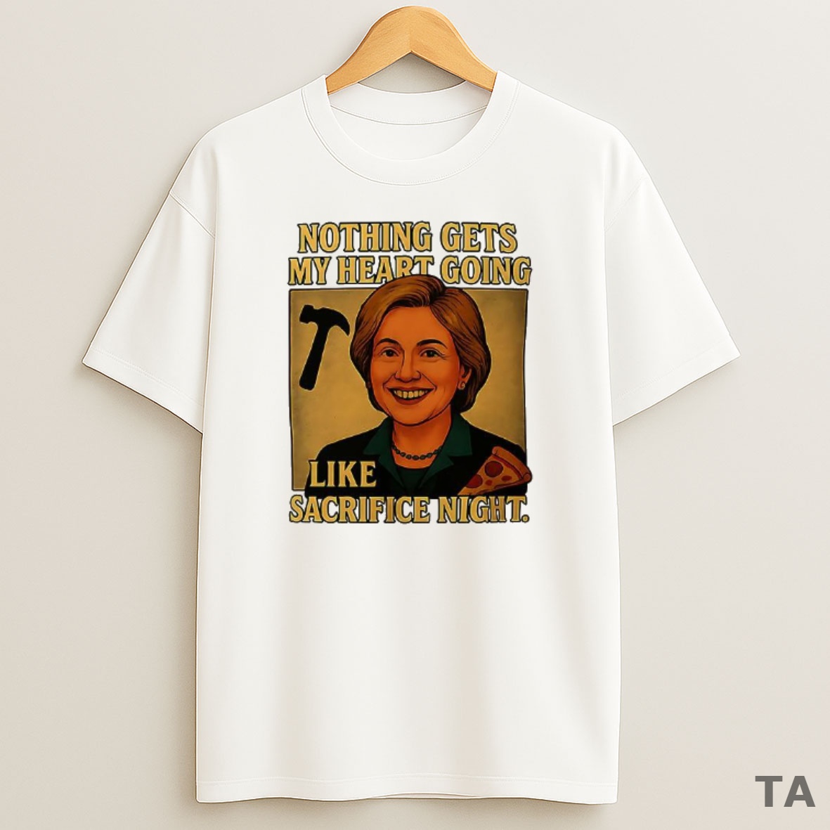 Top Hildog Hammer Nothing Gets My Heart Going Like Sacrifice Night Sweatshirt Tee