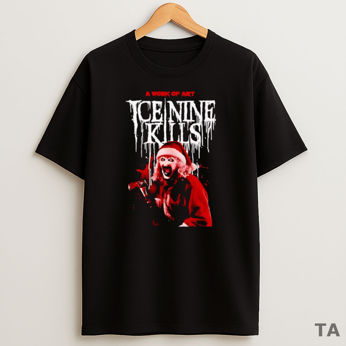 Top Ice Nine Kills X Terrifier A Work Of Art Sweatshirt Tee