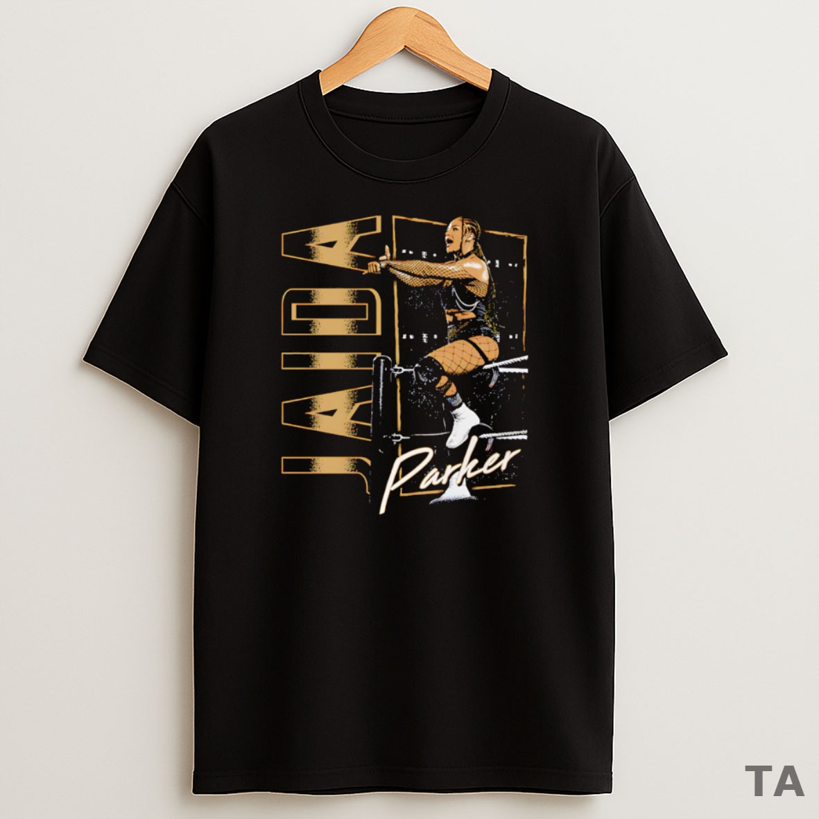Top Jaida Parker Vertical Wwe Name Sweatshirt Tee