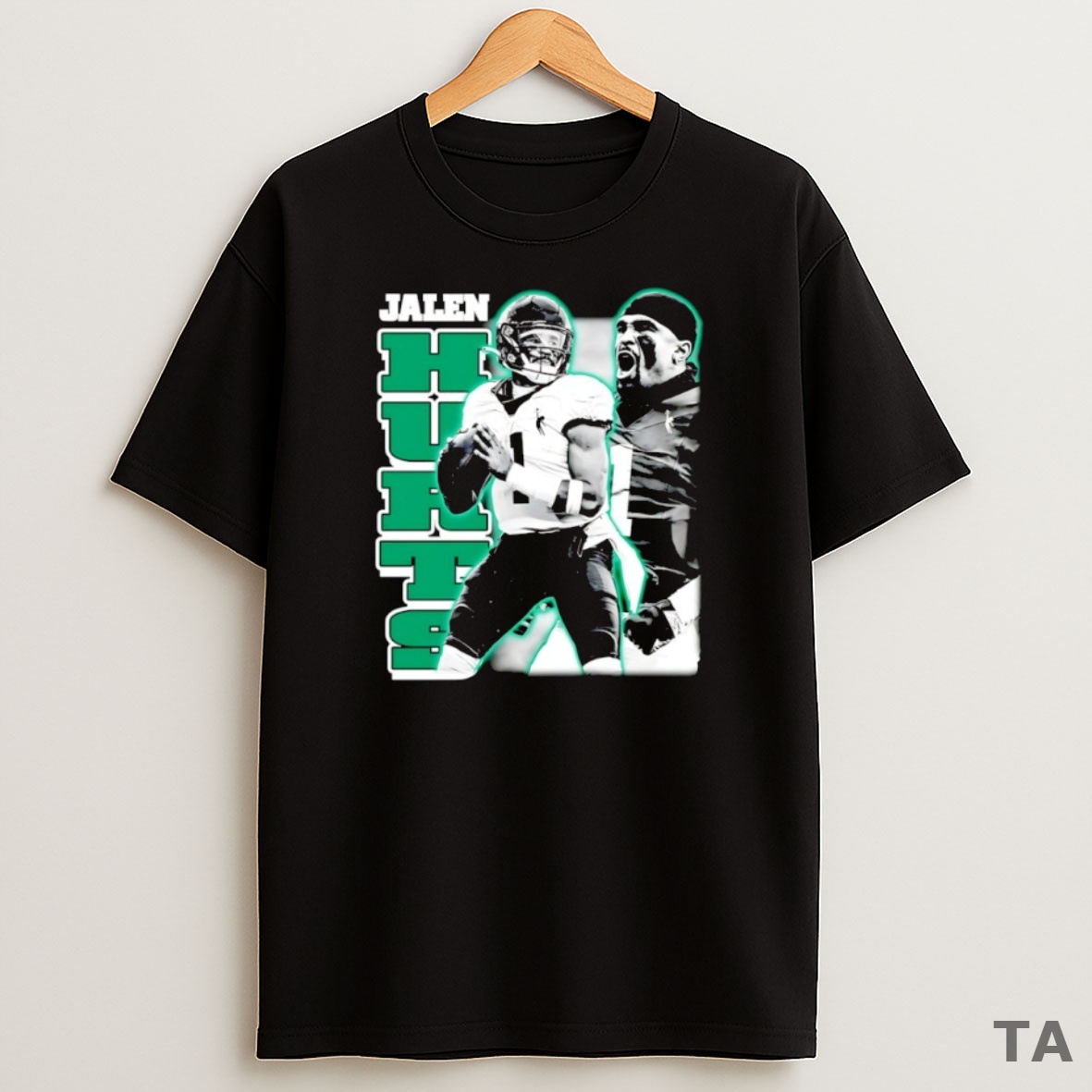 Top Jalen Hurts Big Head Philadelphia Eagles Nfl Graphic Sweatshirt Tee