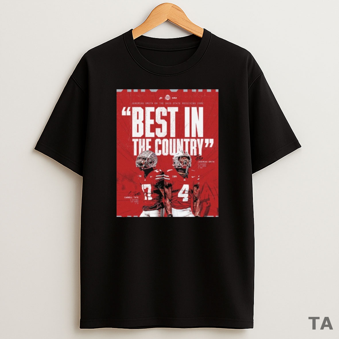 Top Jeremiah Smith And Carnell Tate Ohio State Buckeyes Best In The Country Signatures Sweatshirt Tee