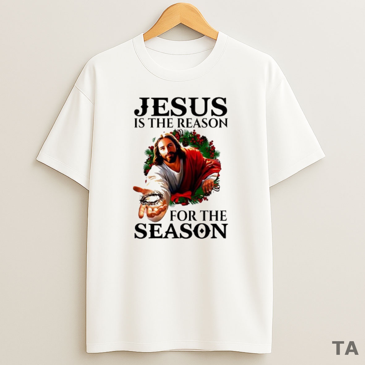 Top Jesus Is The Reason For The Season Salvation Christian Christmas Sweatshirt Tee
