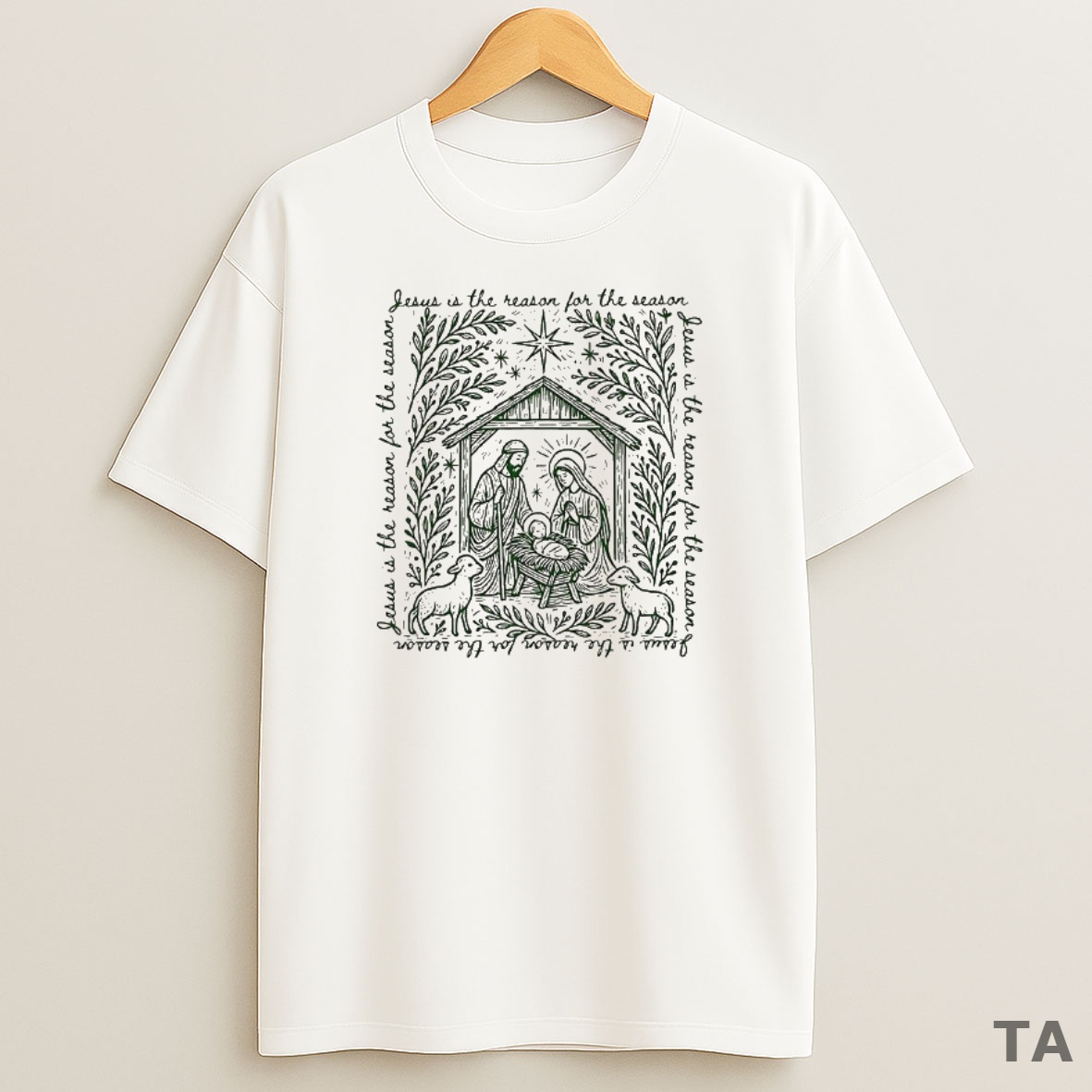 Top Jesus Is The Reason For The Season Christian Christmas Sweatshirt Tee