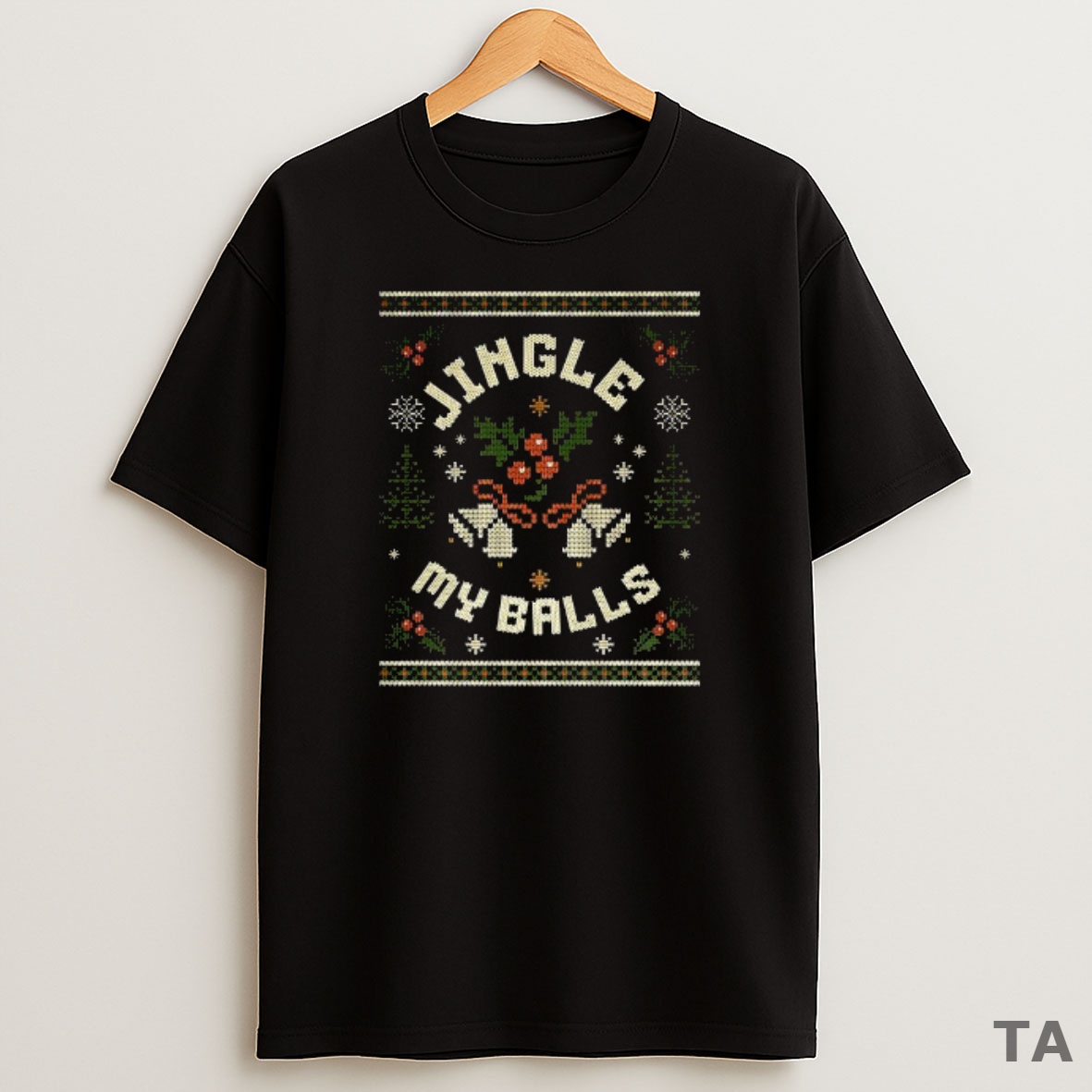 Top Jingle My Balls Ugly Christmas Sweatshirt Tee