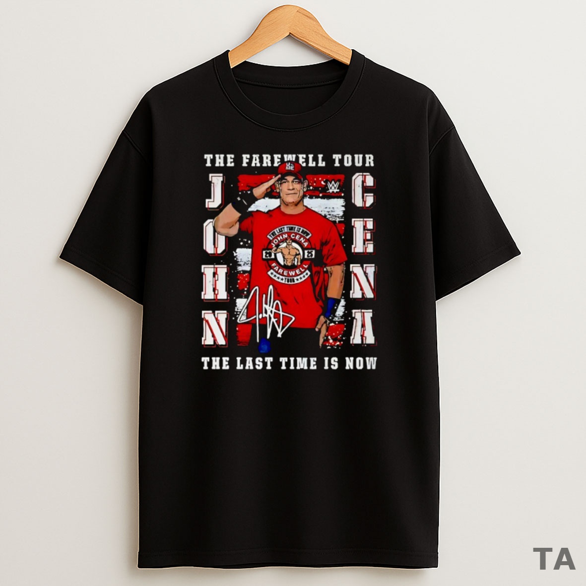 Top John Cena Farewell Tour 2025 The Last Time Is Now 2025 Signature Sweatshirt Tee