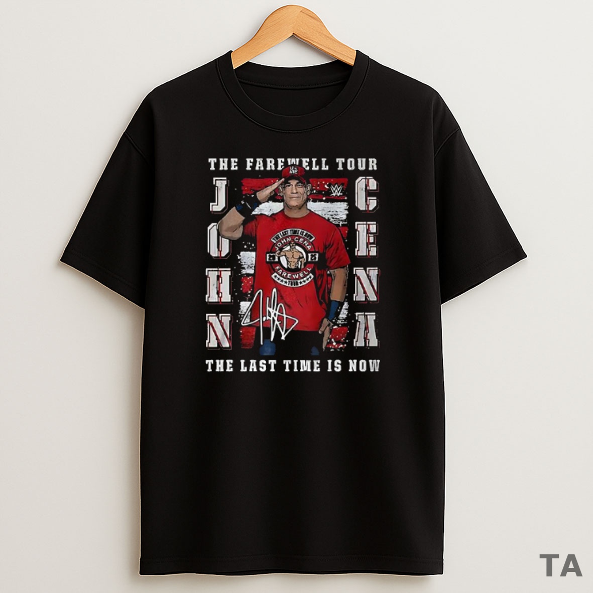 Top John Cena The Farewell Tour The Last Time Is Now 2025 Signature Sweatshirt Tee