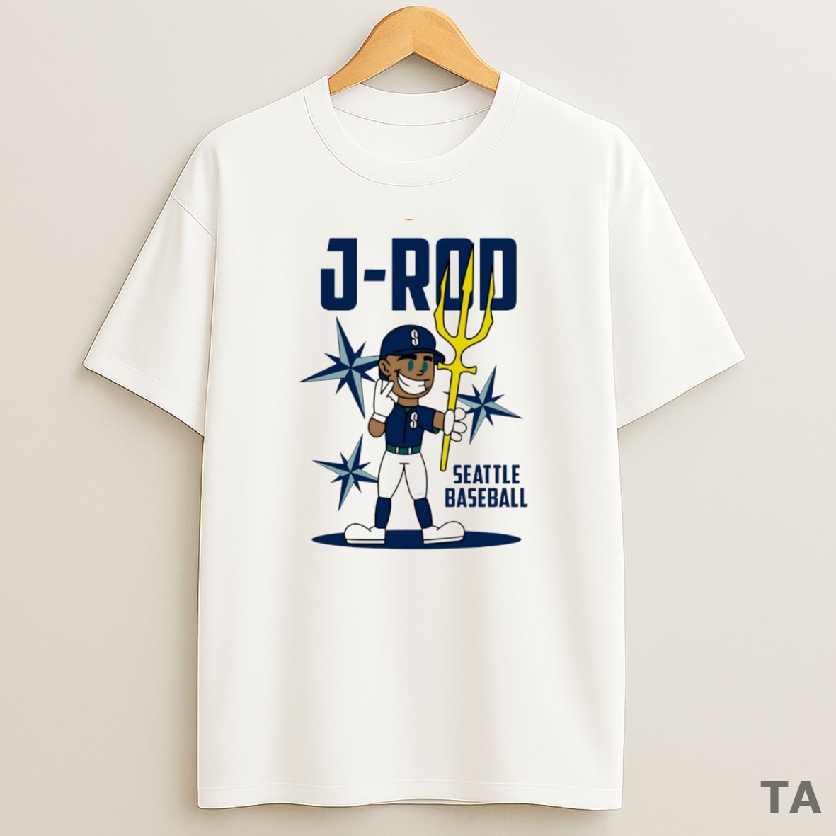 Top Julio Rodriguez Seattle Mariners Baseball J Rod Superstar Cartoon Circle Sweatshirt Tee