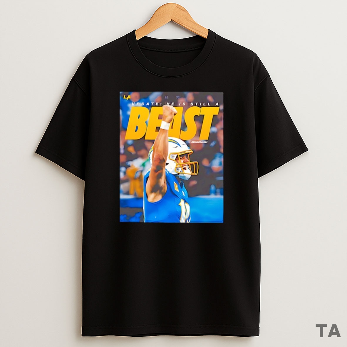 Top Justin Herbert Still A Beast Photo Sweatshirt Tee