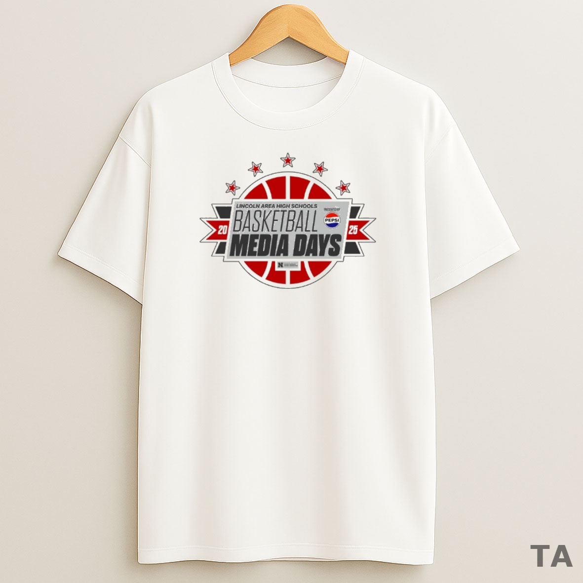 Top Lincoln Area High Schools Basketball Media Days 2025 Logo Sweatshirt Tee