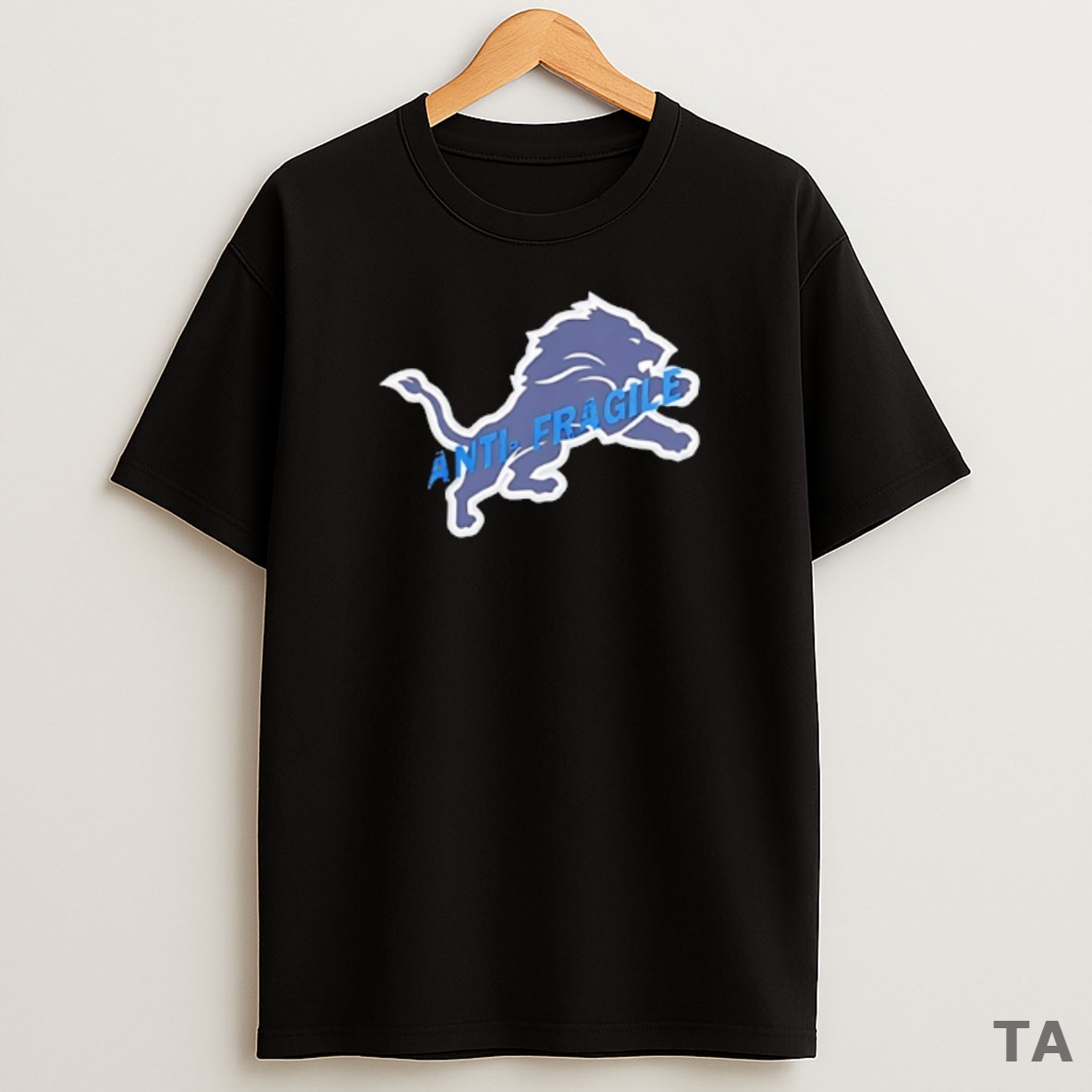 Top Lions Detroit Logo Antifragile Sweatshirt Tee