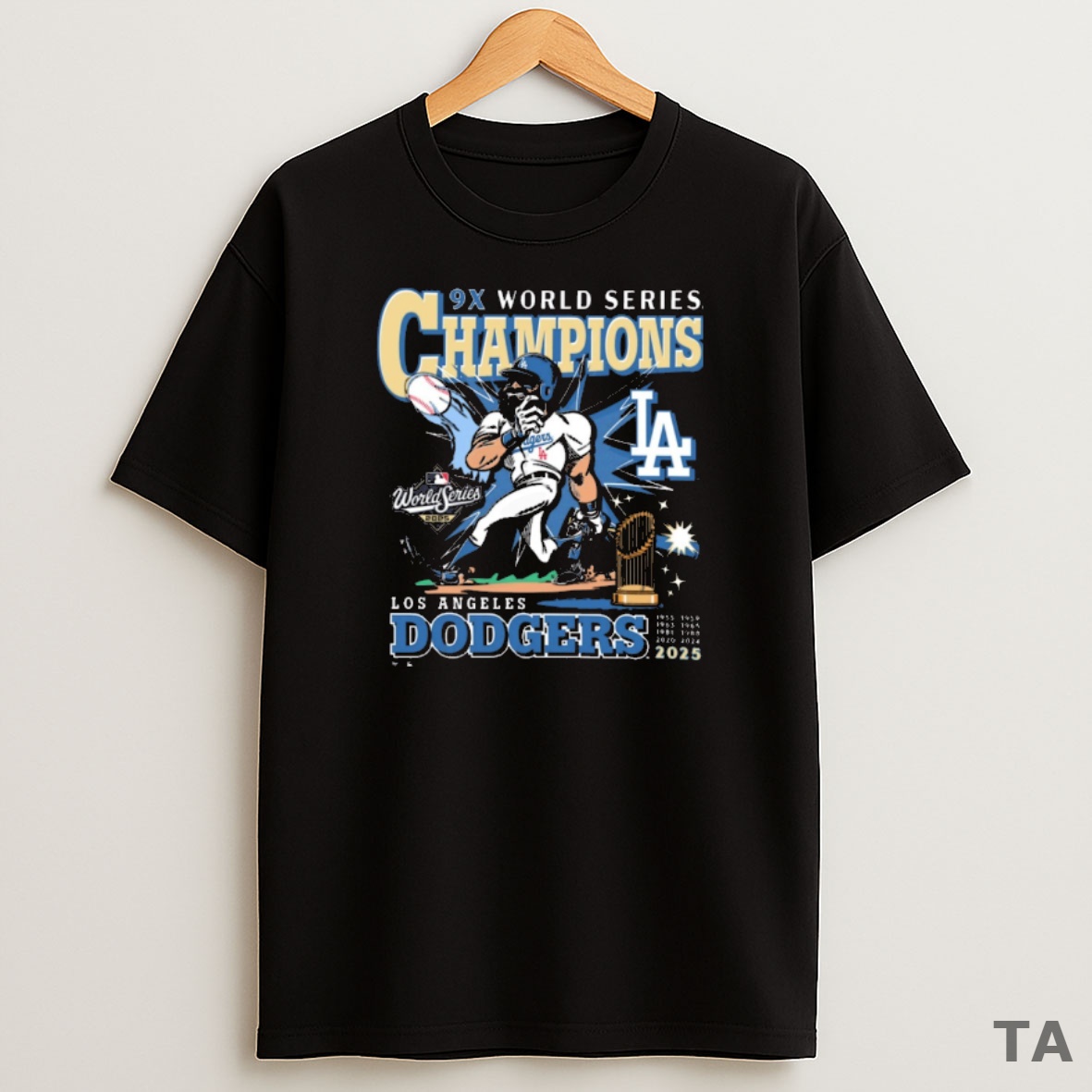 Top Los Angeles Dodgers Win Toronto Blue Jays 2025 9x Mlb World Series Champions 47 Cartoon Sweatshirt Tee