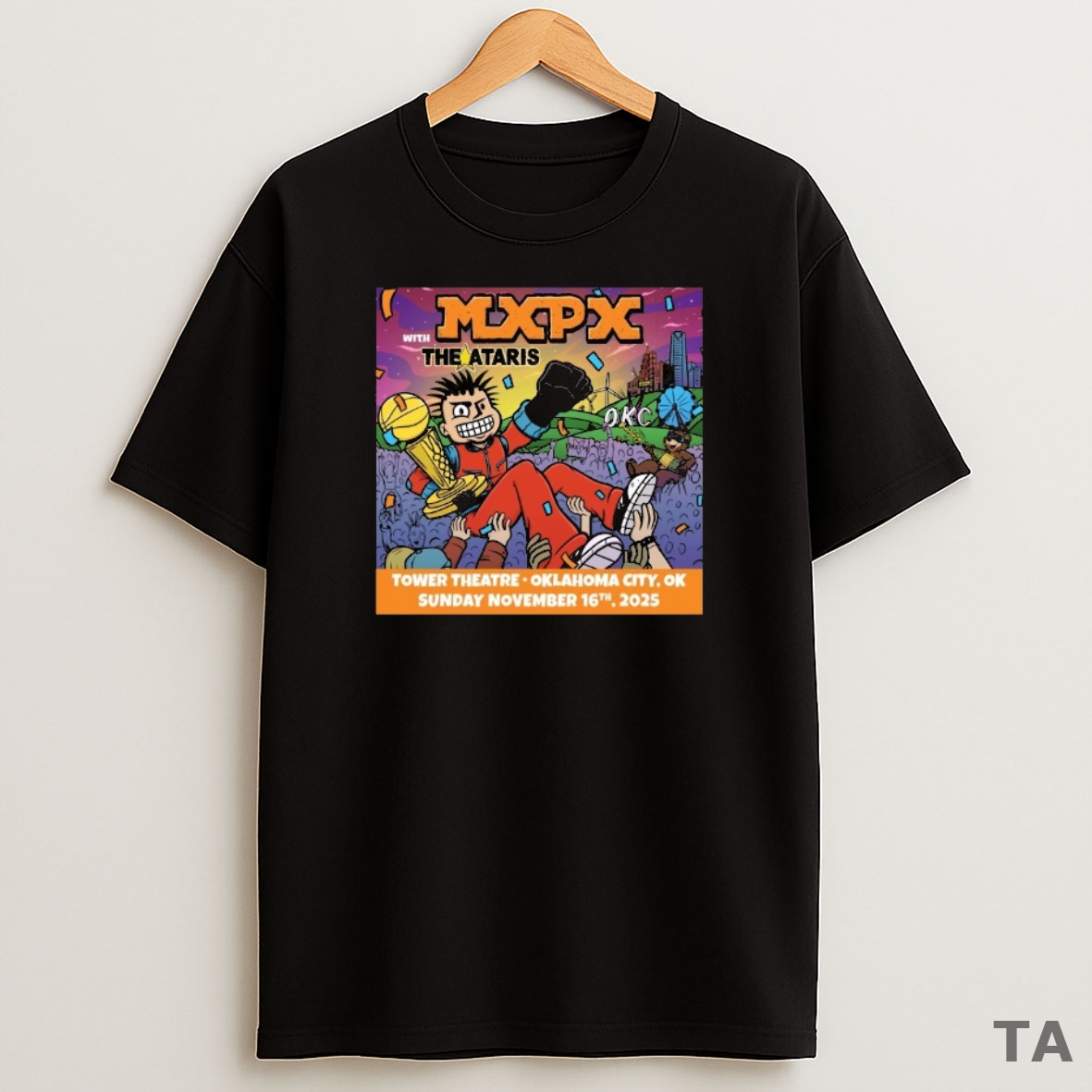 Top Mxpx Tower Theatre Oklahoma City Ok November 16 2025 Sweatshirt Tee