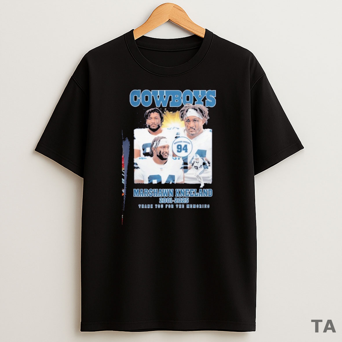 Top Marshawn Kneeland Dallas Cowboys 2001 2025 Thank You For The Memories Sweatshirt Tee