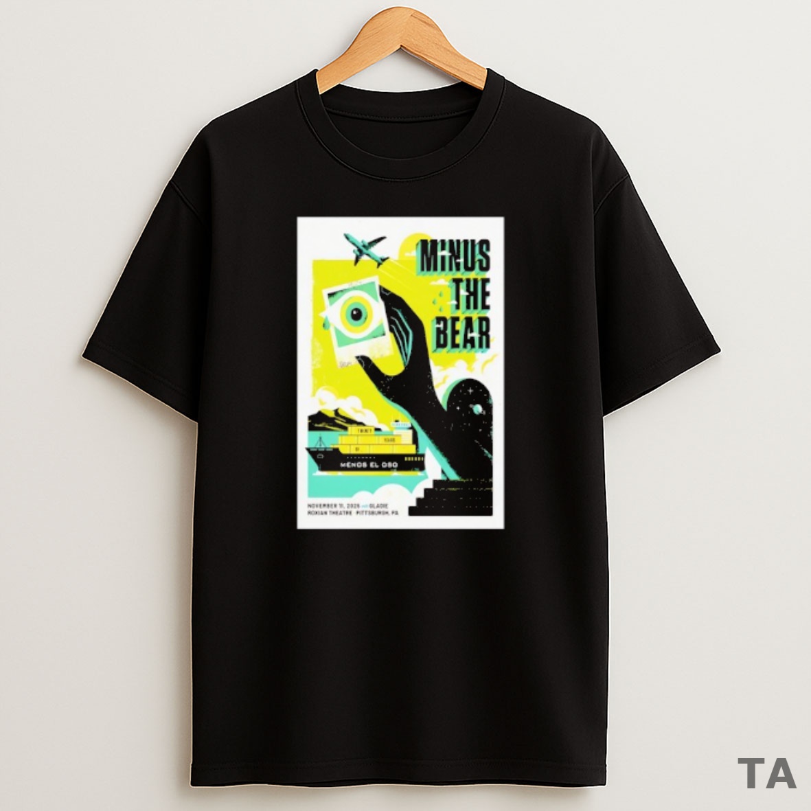Top Minus The Bear Concert Pittsburgh Pa Nov 11 2025 Sweatshirt Tee