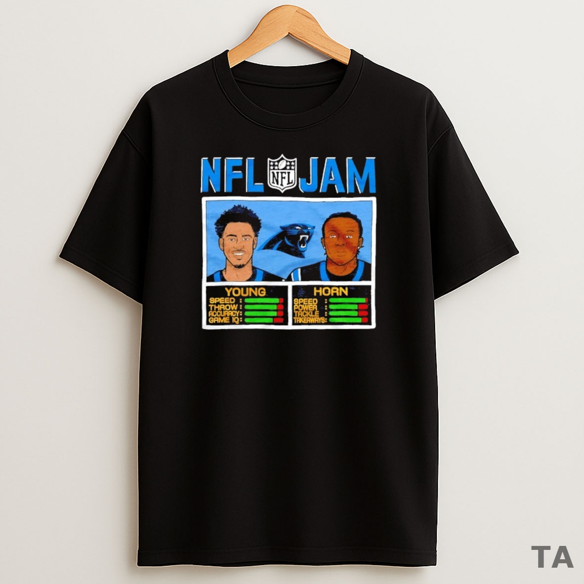 Top Nfl Jam Carolina Panthers Bryce Young And Jaycee Horn Sweatshirt Tee