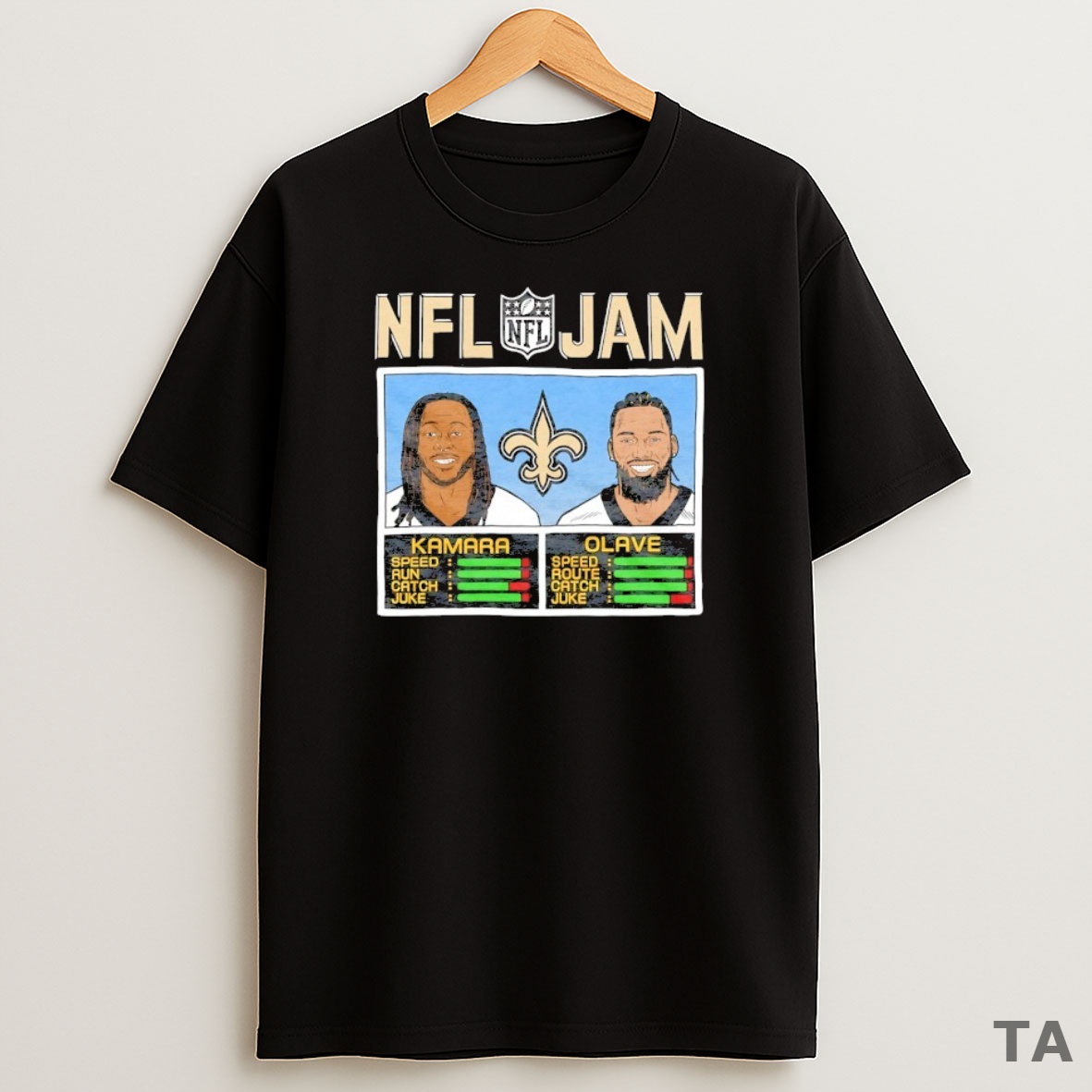 Top Nfl Jam New Orleans Saints Alvin Kamara And Chris Olave Sweatshirt Tee