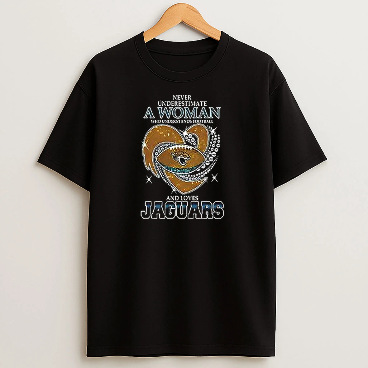 Top Never Underestimate A Woman Who Understands Football And Loves Jacksonville Jaguars Style T Shirts